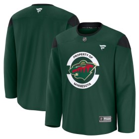 Minnesota Wild Dresy Personalizované Fanatics Team Practice 2024-25 Zelená - Pánské